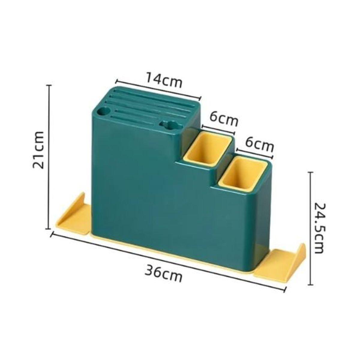 GENERICO - Organizador escurridor de cocina porta cuchillos