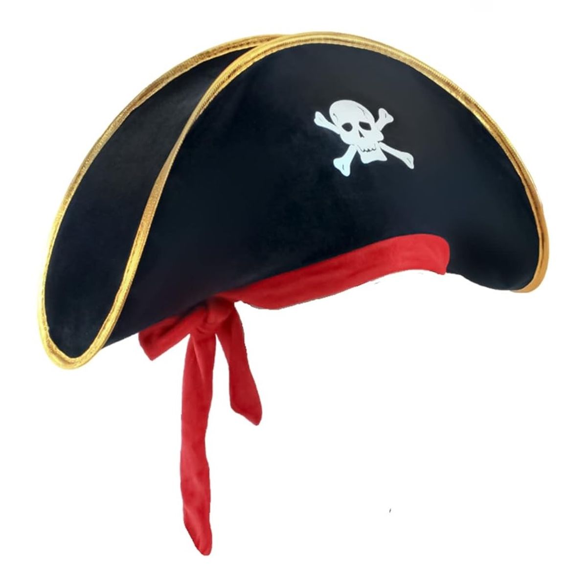 GENERICO - Sombrero gorro pirata disfraz Halloween talla estándar