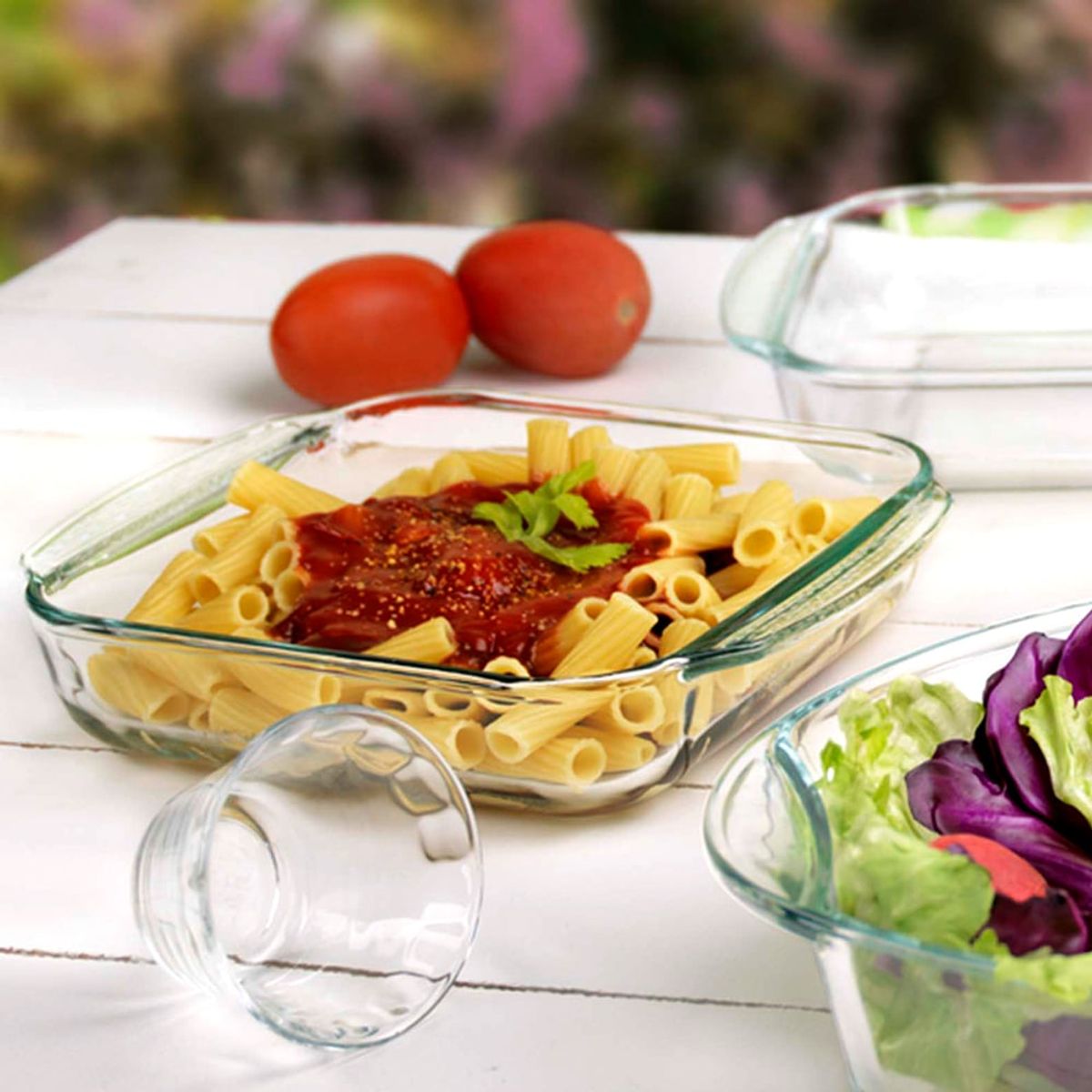 LIBBEY - Plato de Vidrio para Hornear 21.1 cm.