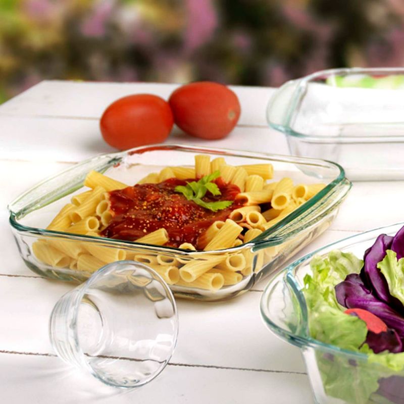 LIBBEY - Plato de Vidrio para Hornear 21.1 cm.