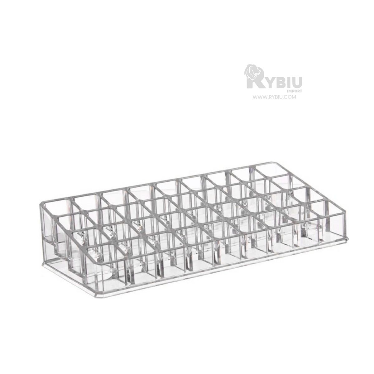 RYBIU IMPORT - Organizador de Acrilico para 36 Labiales en Transparente