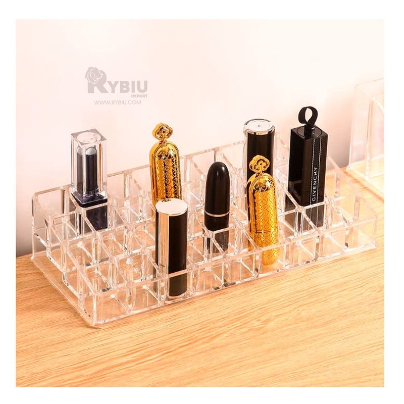 RYBIU IMPORT - Organizador de Pintalabios Transparente Y+Papel de Regalo