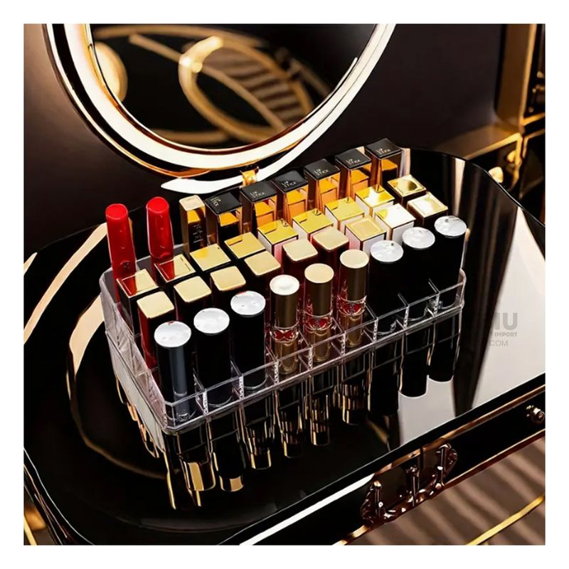 RYBIU IMPORT - Soporte para Labiales Transparente Y+Gift MiniAgenda