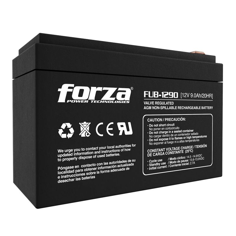 FORZA - Forza Batería 9Ah 12V Multipropósito Carga Cíclica O Flotante FUB-1290