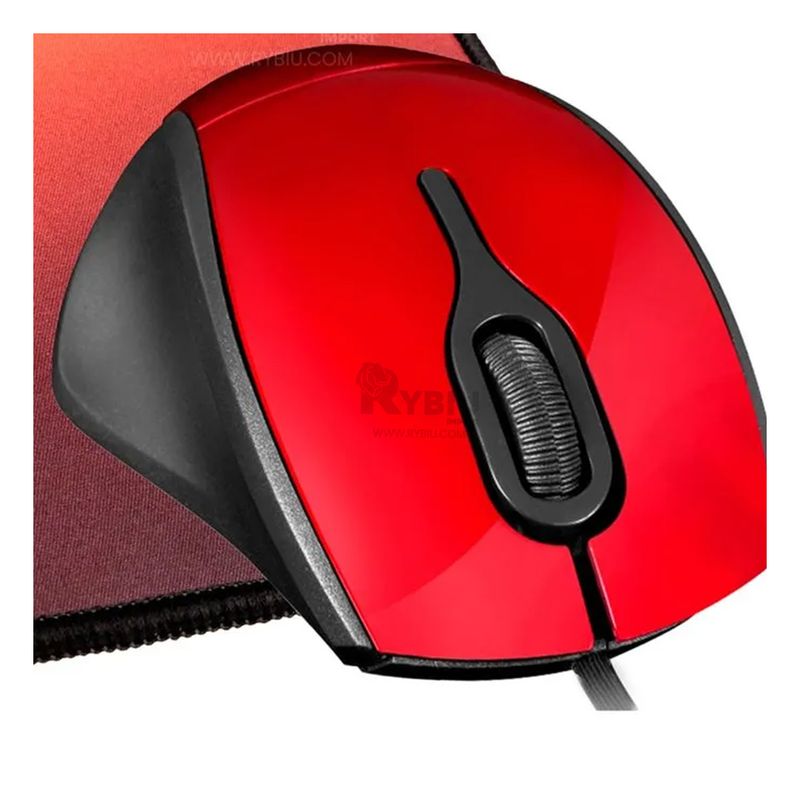 RYBIU IMPORT - Cursor Gamer para Computadora Rojo Y+Post-it Adhesivos