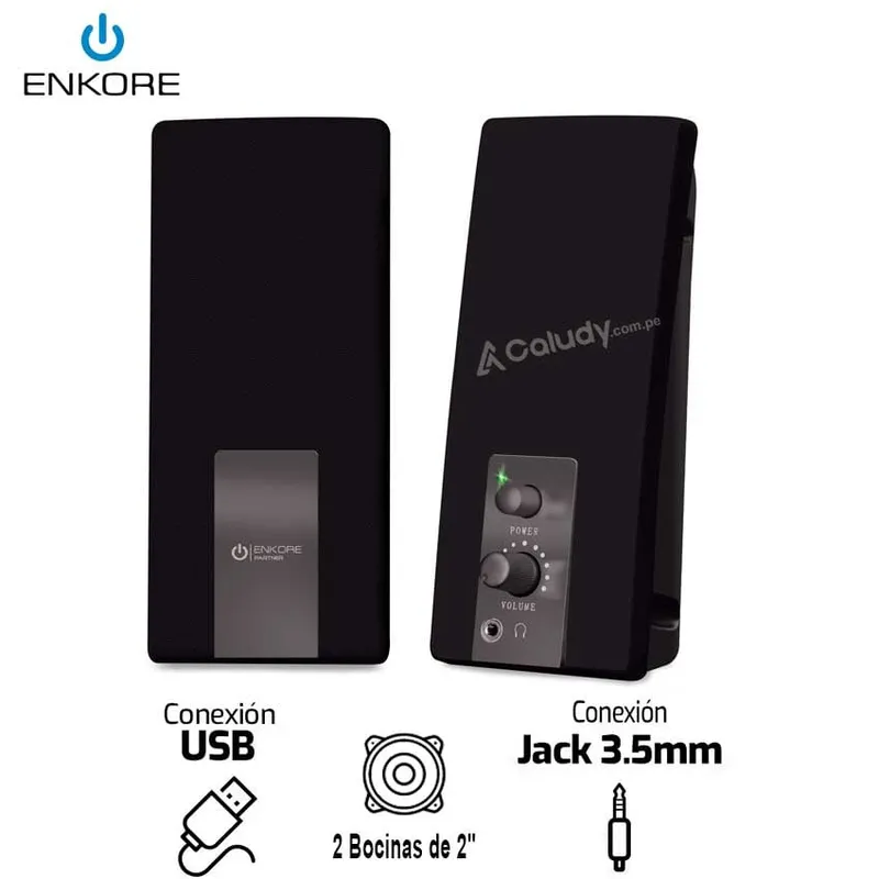 ENKORE - Parlante 2.0 Enkore Partner - ENK S305 Para  pc