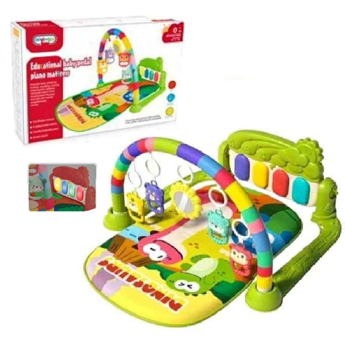 GENERICO - Gimnaciom Piano diseño Dino Musical -VERDE