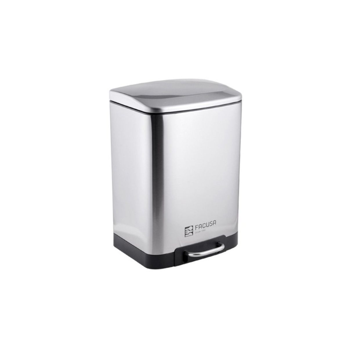 FACUSA - Papelera 3Lt Inox C/Pedal(18X16.5X26Cm) - Facusa 984070301