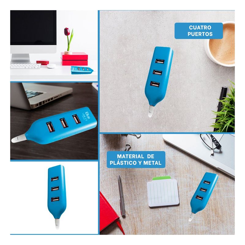 RYBIU IMPORT - Extension para USB 20 Alta Turqueza Y+Gift MiniAgenda