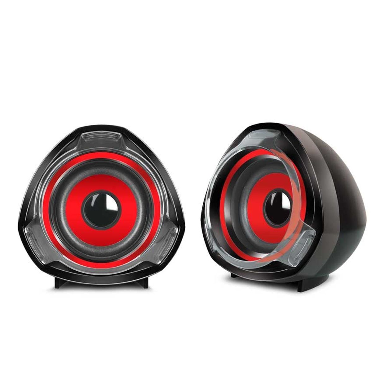 MICRONICS - Parlante Micronics Rhapsody 2.0 MIC S315R USB 2.5" RMS:12W - Rojo