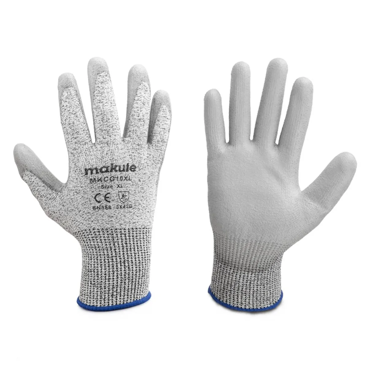 MAKUTE - Guantes de Seguridad MULTIFLEX resistente al corte Cut 5 XL PACK X 6