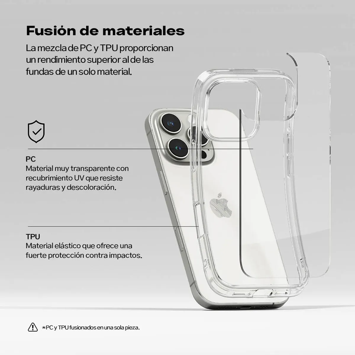 RINGKE - Case iPhone 16 Pro Max Ringke Fusion - Importado de USA Transparente