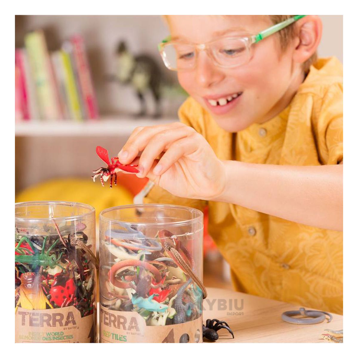 GENERICO - Juguetes de Insecto para Niños Multicolor Y+Papel de Regalo