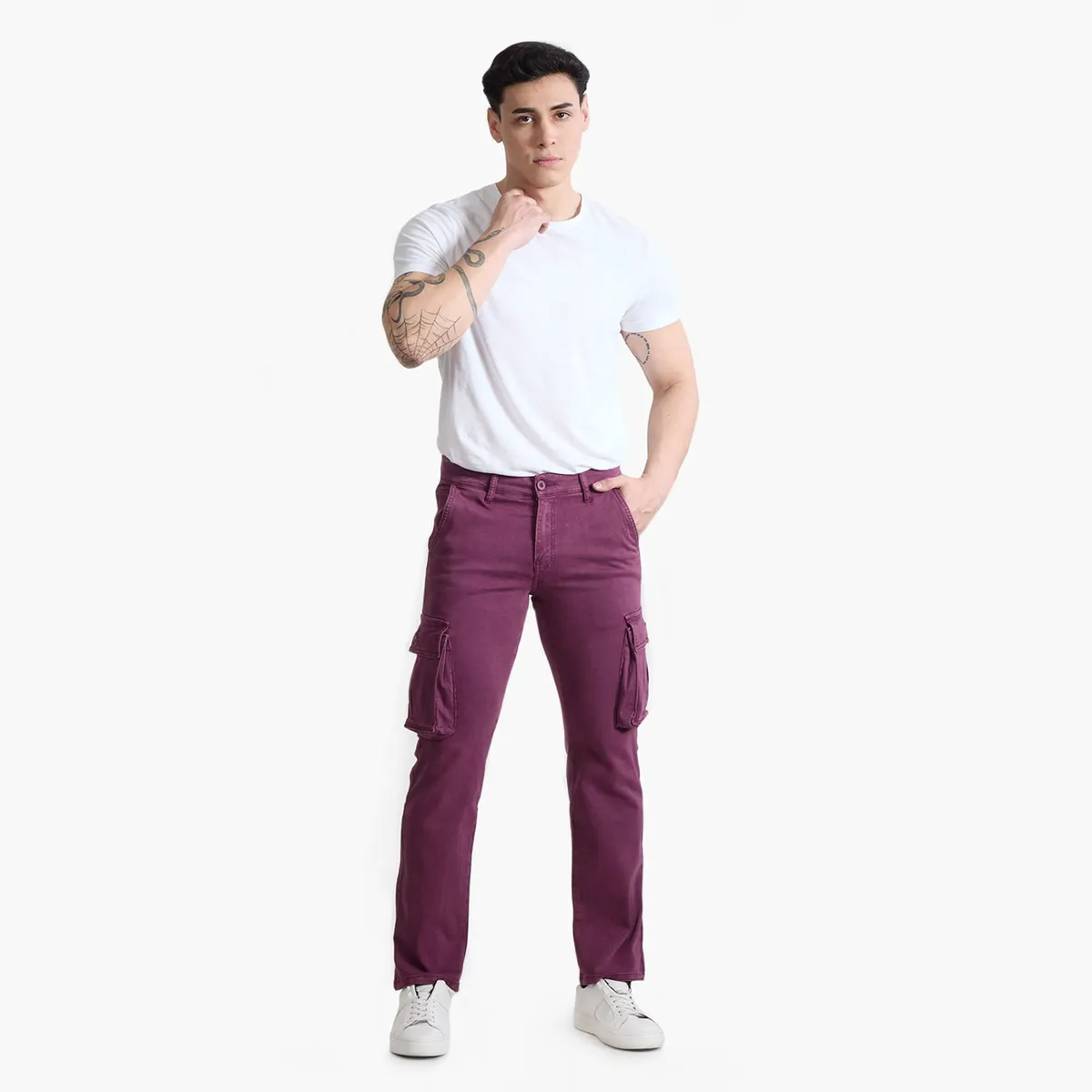COTTON'S JEANS - Pantalón Regular Cargo Lucas Largo 30