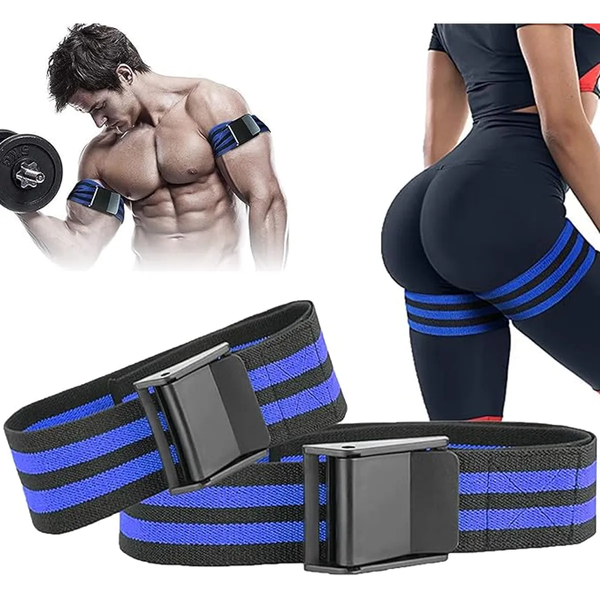 GENERICO - Bandas De Restricción De Flujo Sanguíneo Color Rojo