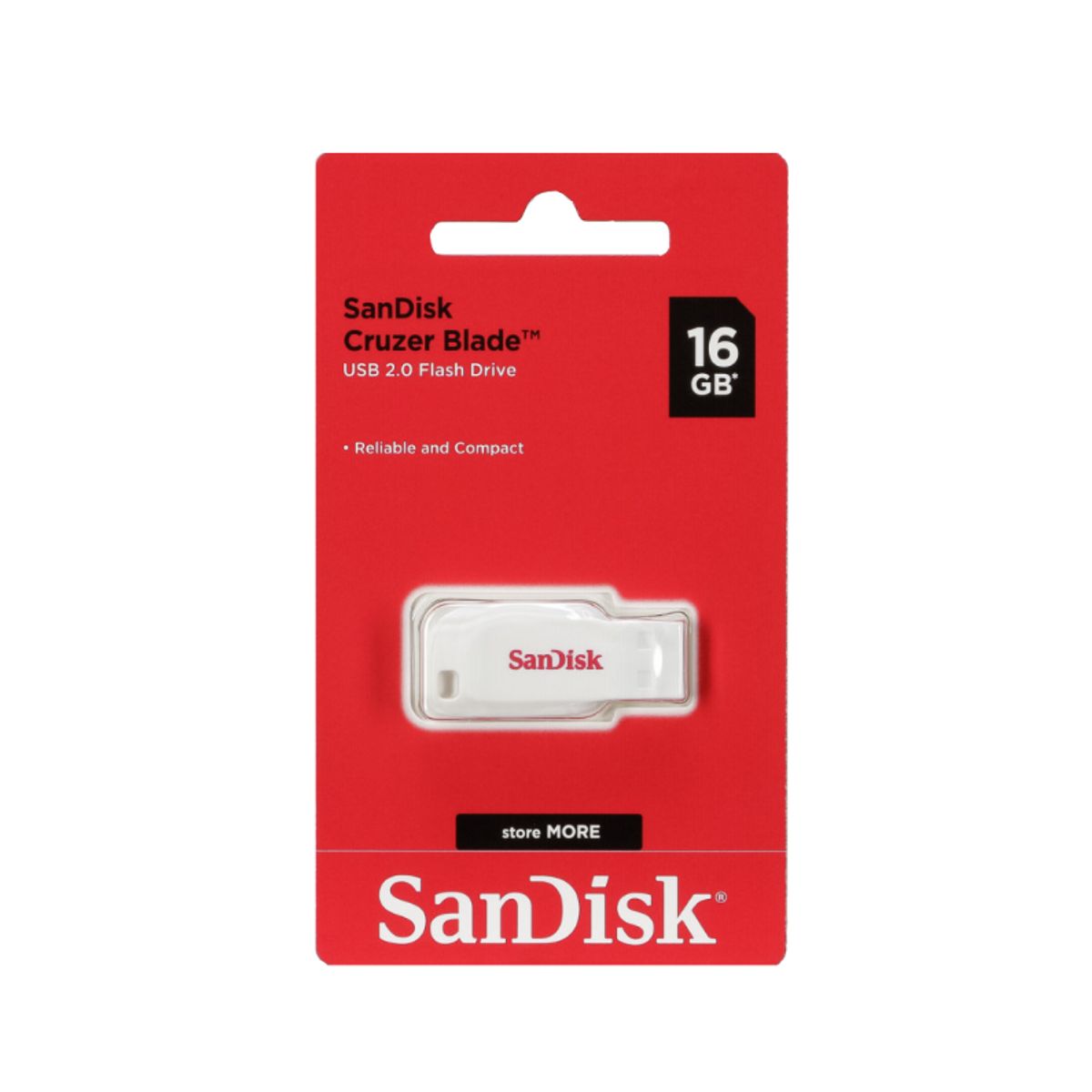 SANDISK - Memoria Flash USB SanDisk Cruzer Blade 16GB USB 20