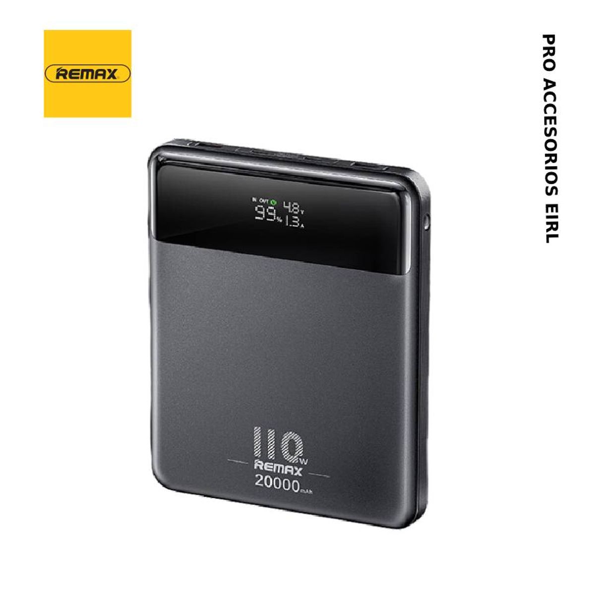 REMAX - Power Bank Remax RPP-669 de 100W Portatiles 20,000 mAh, USB-C PD