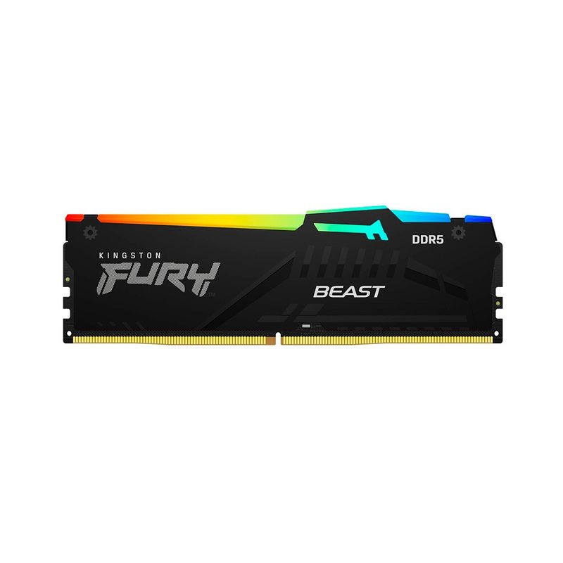 KINGSTON - Memoria RAM Kingston Fury Beast 16GB DIMM RGB DDR5 6000Mhz CL36