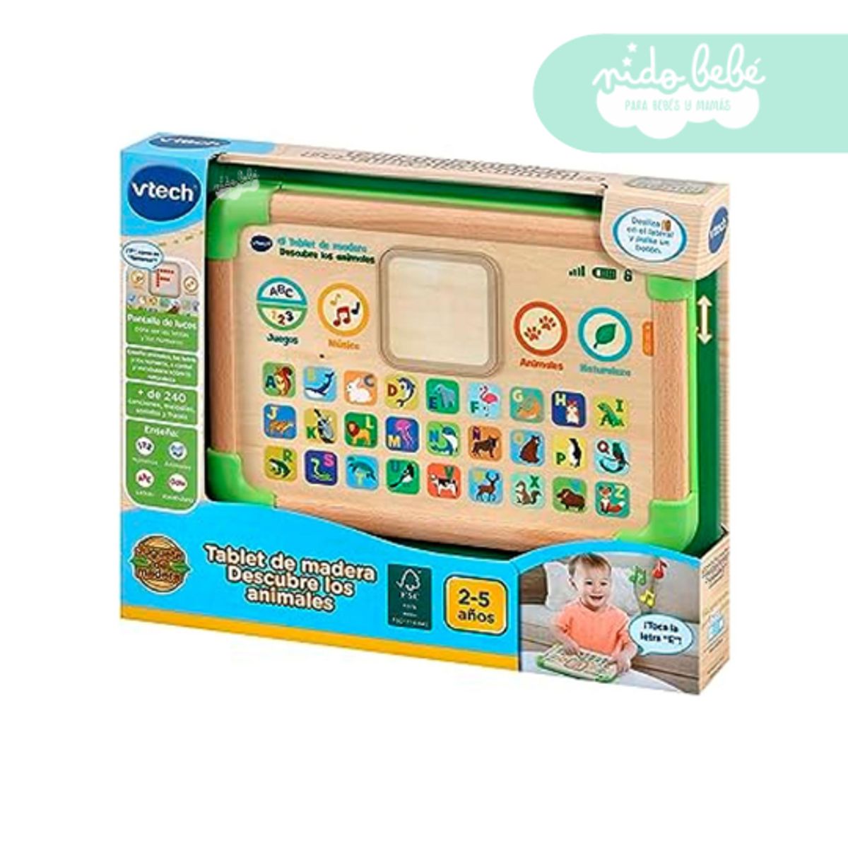 VTECH - Juguete para bebe tablet vintage