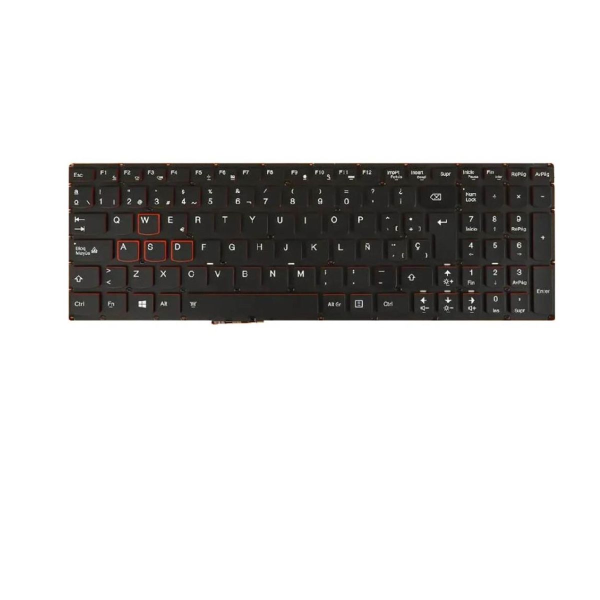OEM - Teclado para Laptop Lenovo Ideapad.  Y700-15ISK.  Y700-17ISK.