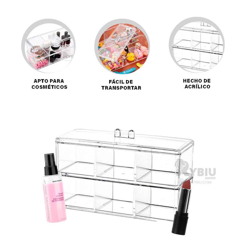 RYBIU IMPORT - Estuche Multifuncional de Brochas Y+Banderitas Adhesivas