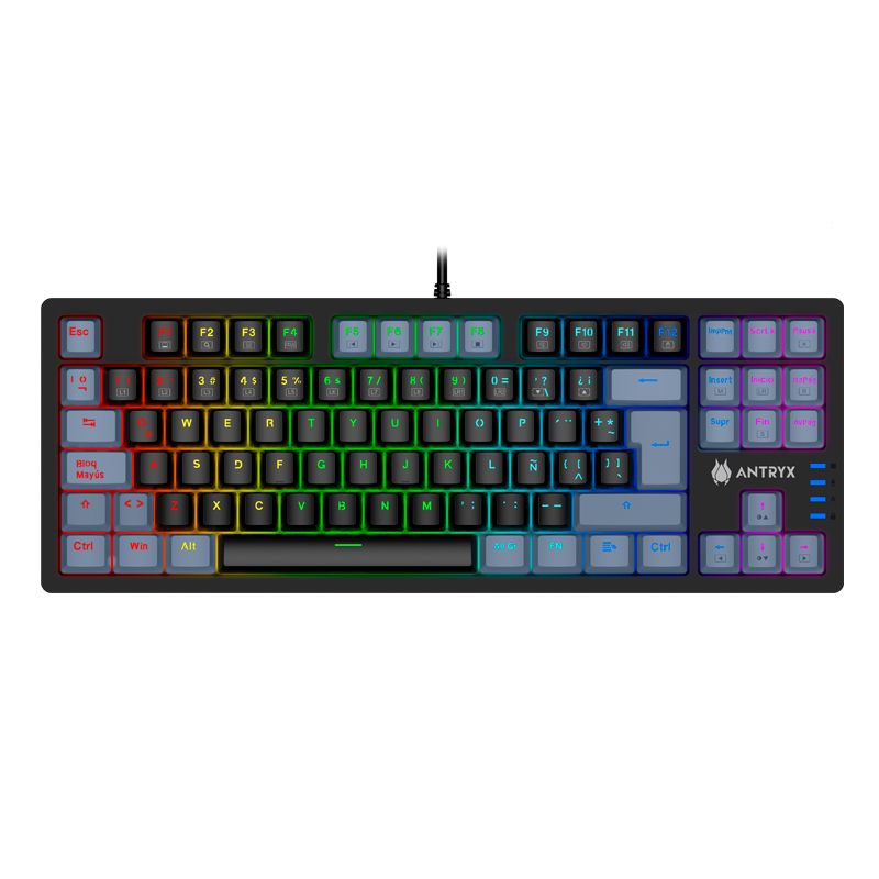 ANTRYX - TECLADO MECANICO TKL ANTRYX MK840L BLACK & GRAY
