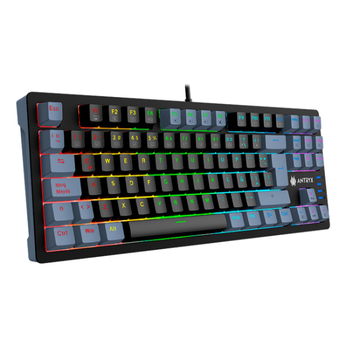 ANTRYX - TECLADO MECANICO TKL ANTRYX MK840L BLACK & GRAY
