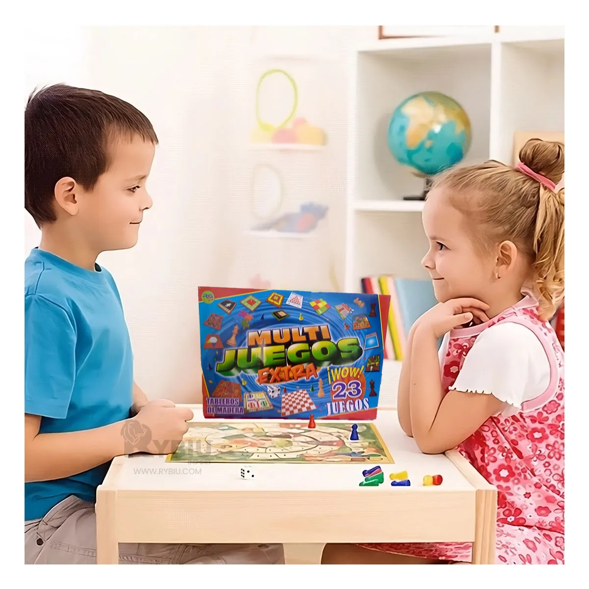 GENERICO - Juego de Mesa Funcional Familiar con 23 Juegos Multicolor