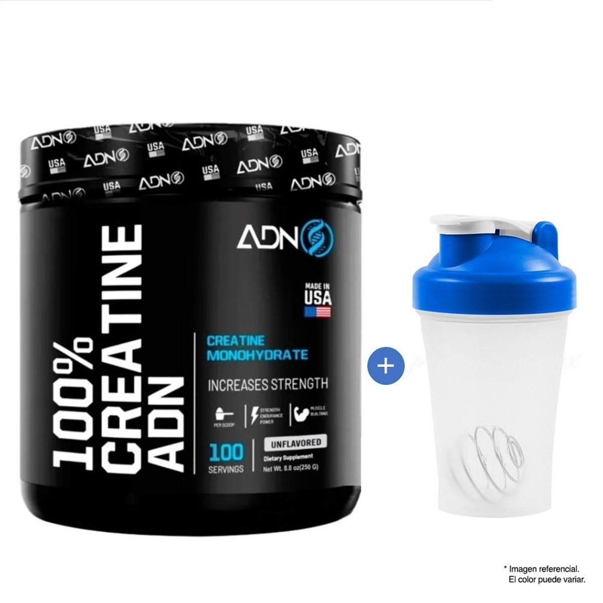 ADN - Creatina ADN Nutrition 250gr Americana