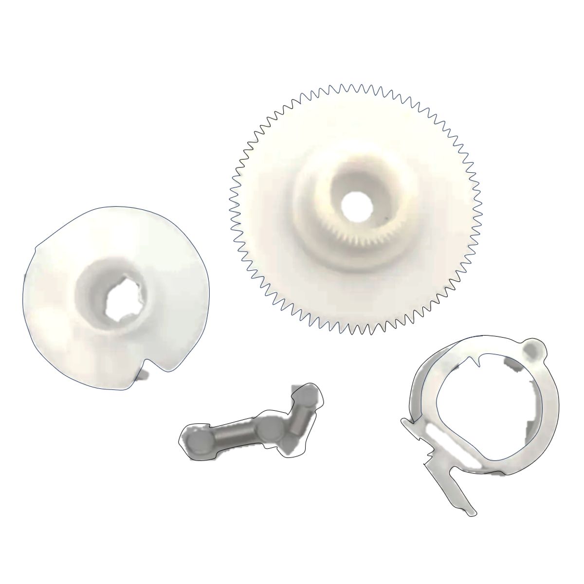 GENERICO - Kit de engranajes L3110 L3150 L4160 L5190 L6178 Completo