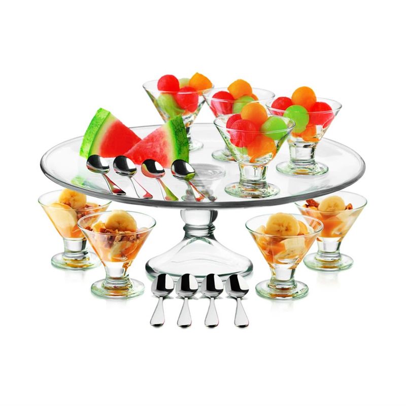LIBBEY - Juego para Servir Libbey Just Desserts Mini Flare  (18 Piezas)