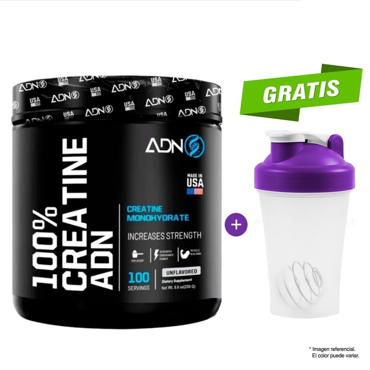 ADN - CREATINE Creatina ADN Nutrition 250 gr Americana