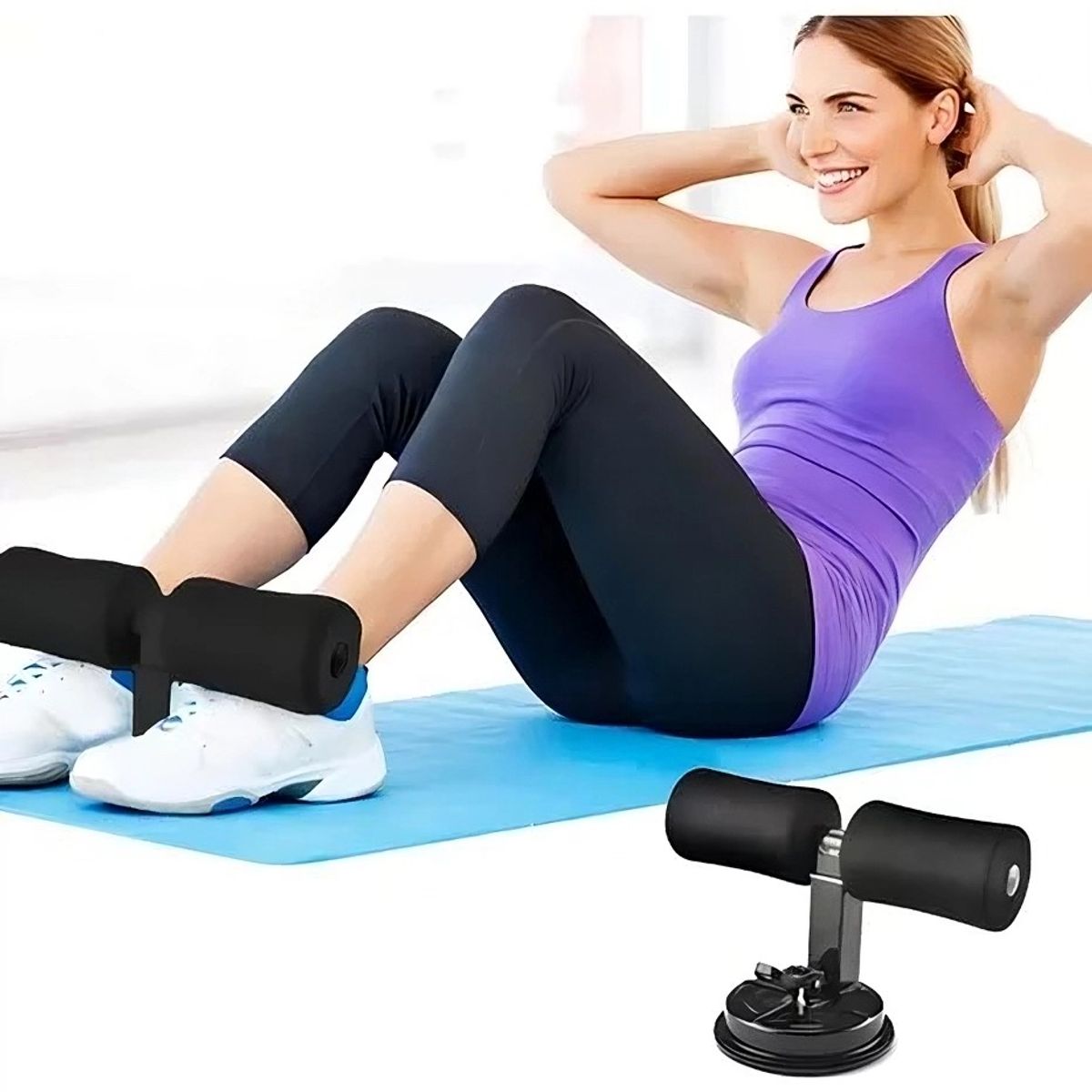 GENERICO - Sujetador Para Hacer Abdominales - Negro