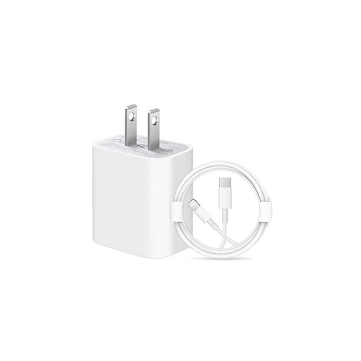 GENERICO - Cargador Carga Rapida + Cable Lightning para IPhone Generico