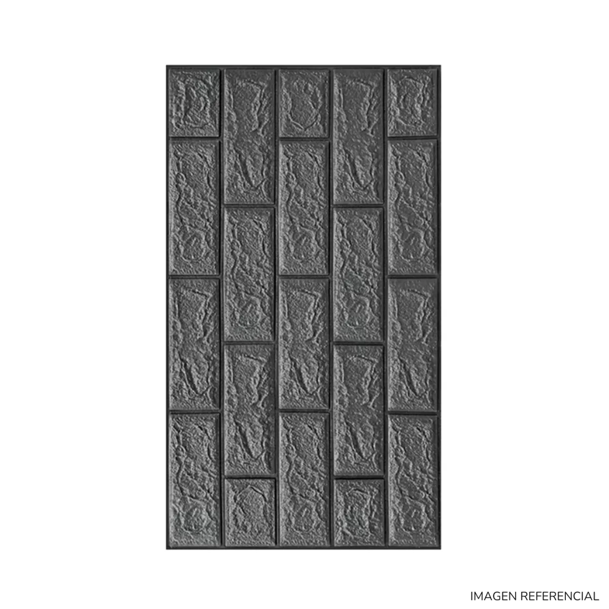 INSPIRA MARKET - Papel Tapiz Mural Decorativo Pack x4 Gris