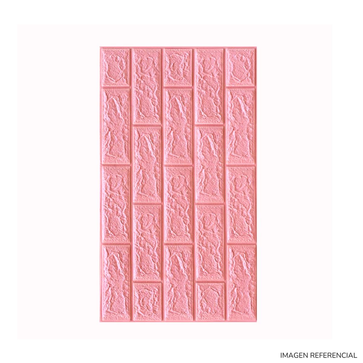 INSPIRA MARKET - Papel Tapiz Mural Decorativo Pack x4 Rosa