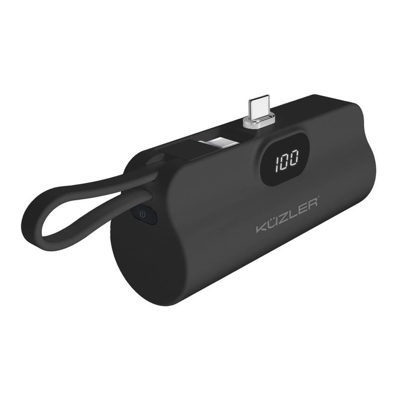 KUZLER - MINIPOWERBANK KUZLER 5000MAH USB-C NEGRO ILSE-101N