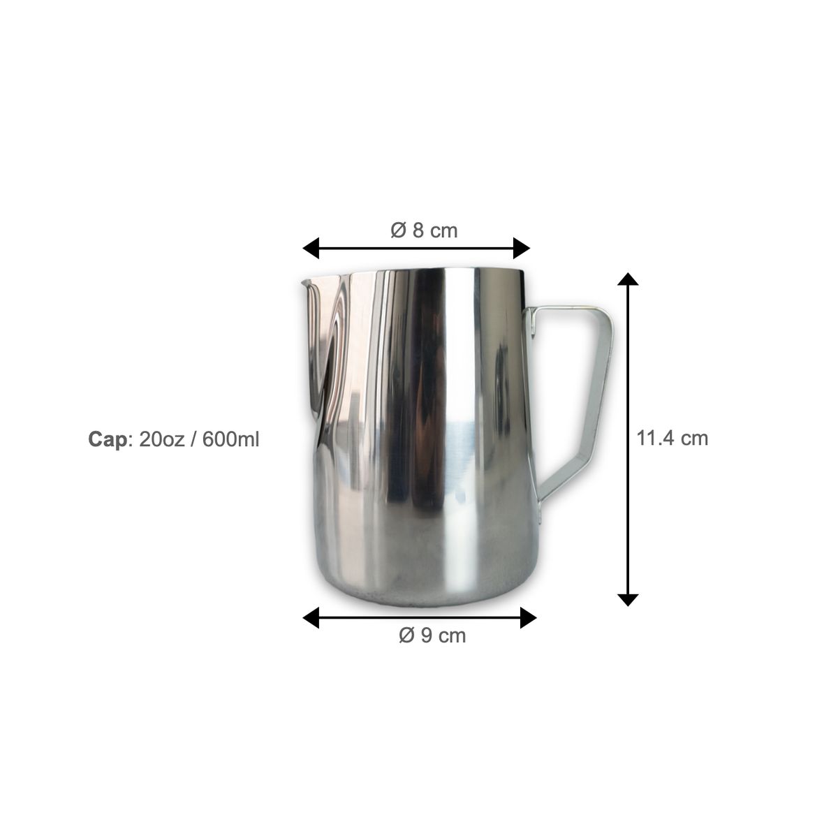 OEM - Jarra De Leche 600ml Arte Latte Café Barista Pitcher