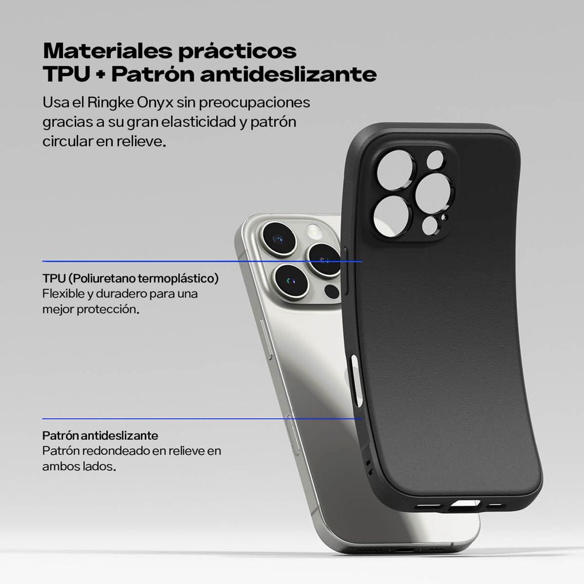 RINGKE - Case iPhone 16 Pro Max Negro Robusto Ligero Ringke Onyx Importado USA