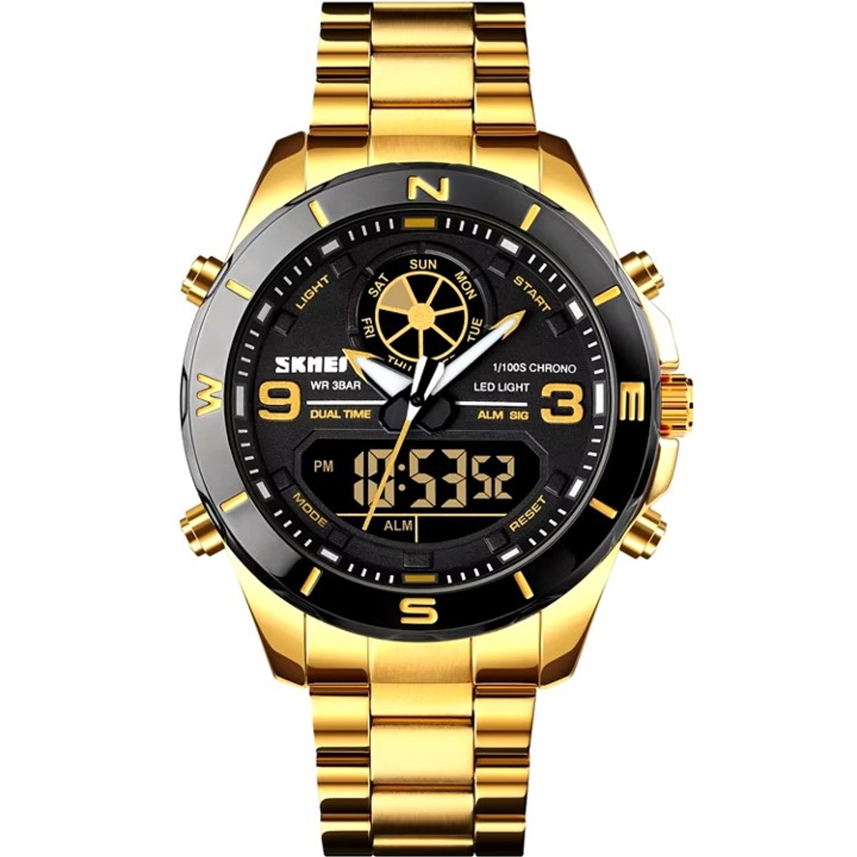 SKMEI - Reloj Digital SKMEI 1839 Dual Time Resistente al agua