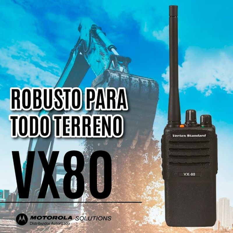 MOTOROLA - RADIO PORTATIL MOTOROLA  VX 80 VHF