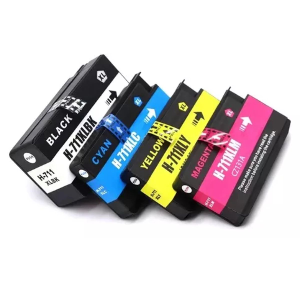 HP - Cartucho 711 IMPRESORA T120 T130 T520 T530Tinta 711XL Cz133a X 4 COLOR