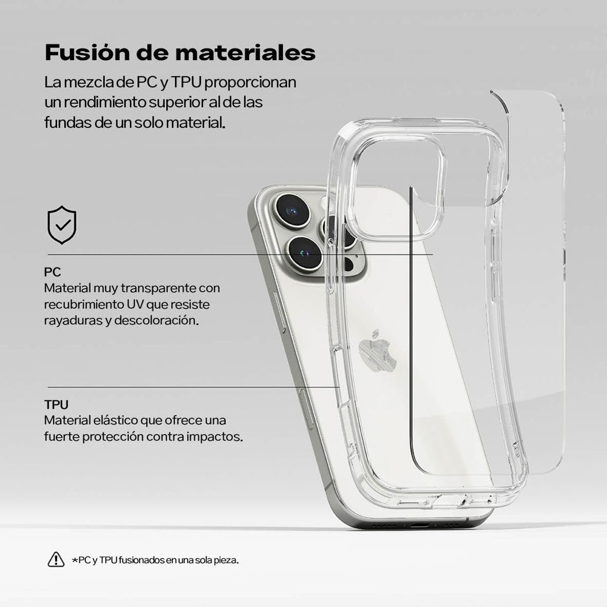 RINGKE - Case iPhone 16 Pro Ringke Fusion Transparente Importado USA