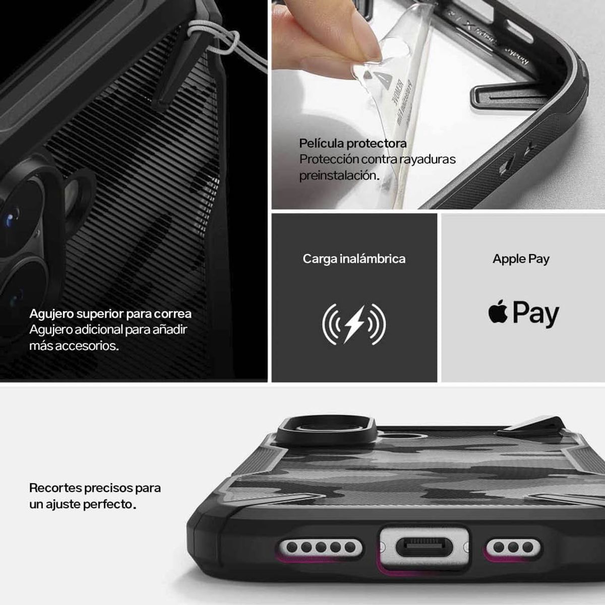 RINGKE - Case Ringke Fusion X Design para iPhone 16 Plus - Importado USA