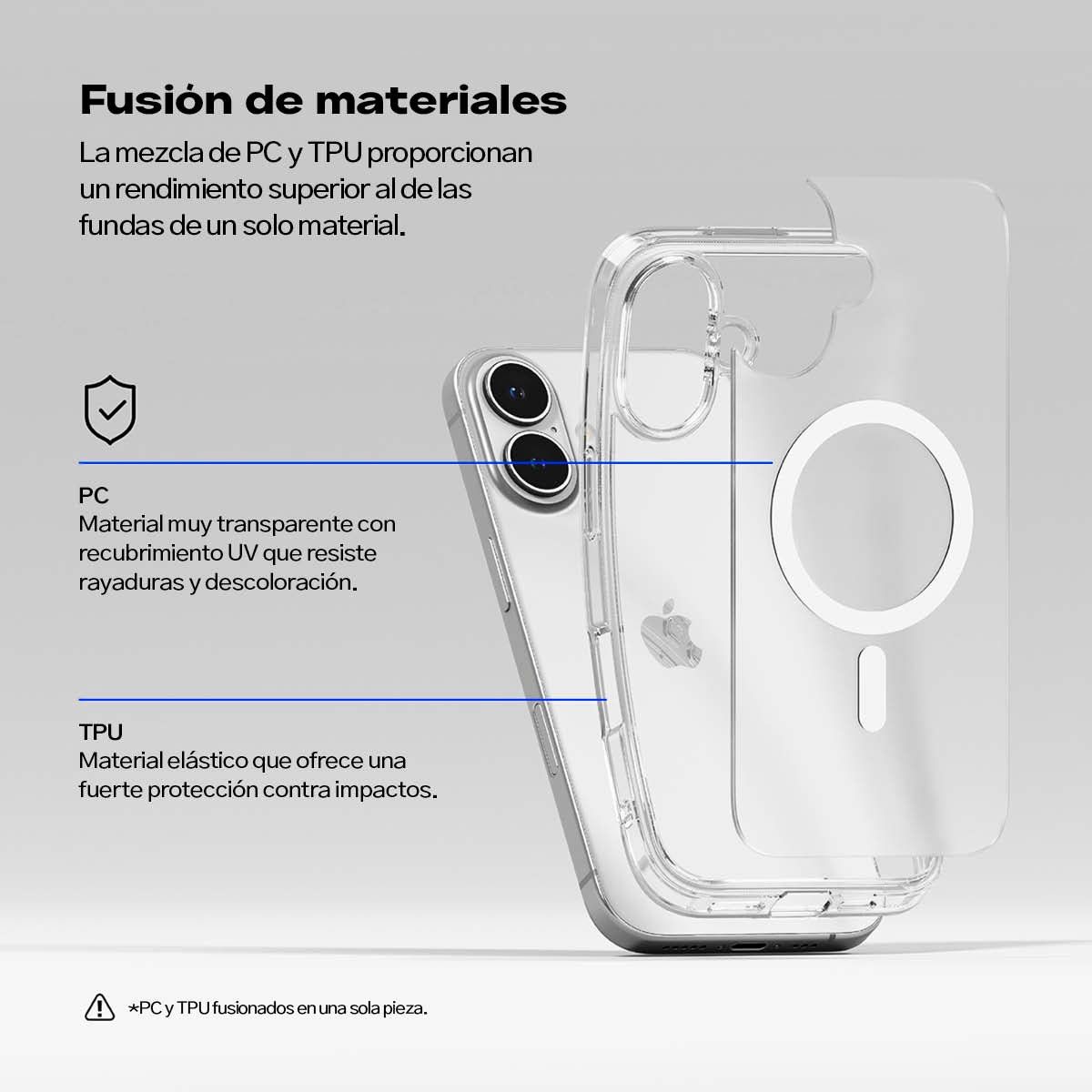 RINGKE - Case Ringke Fusion Mag Matte para iPhone 16 Plus MagSafe importado USA