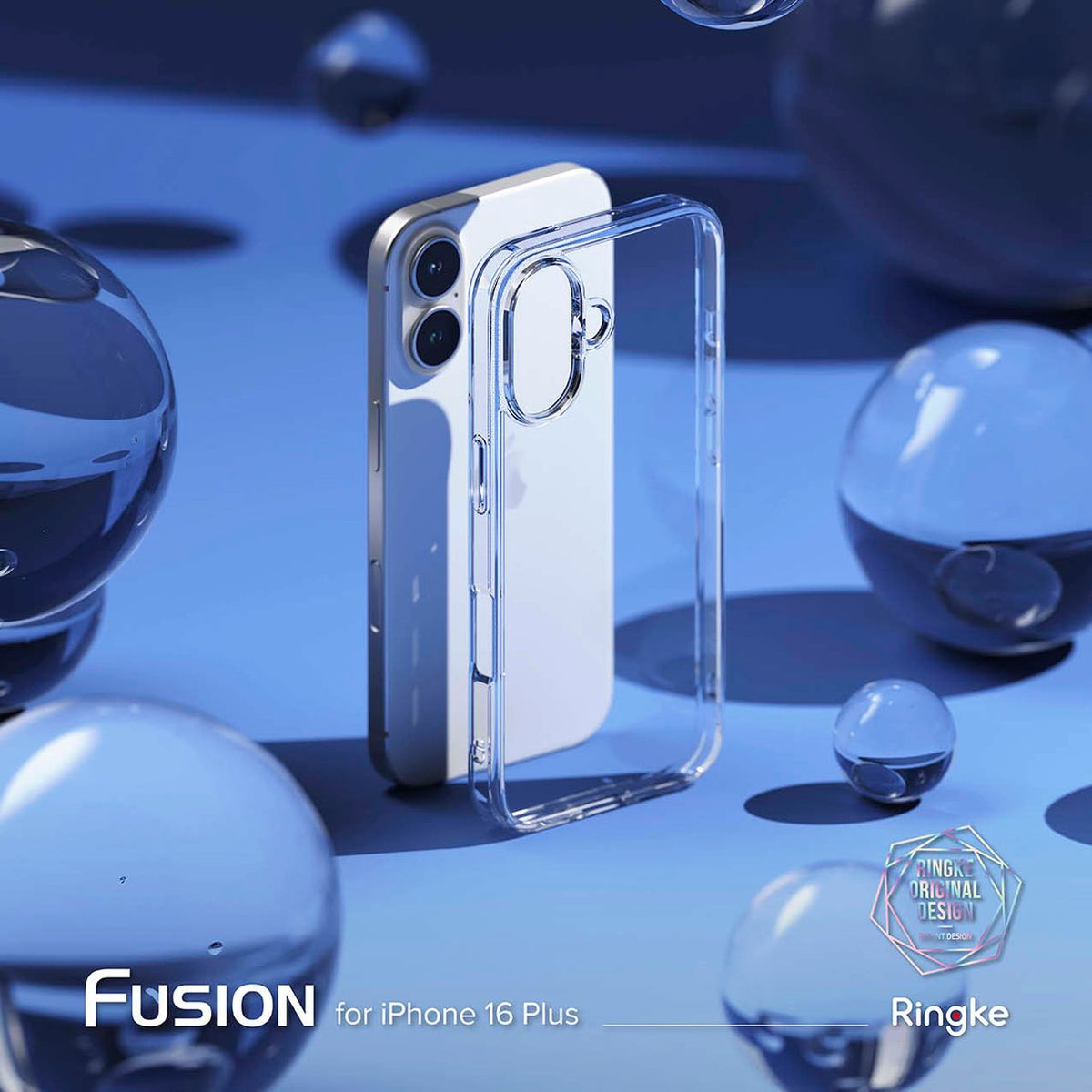 RINGKE - Case iPhone 16 Plus Transparente Ringke Fusion - Importado USA