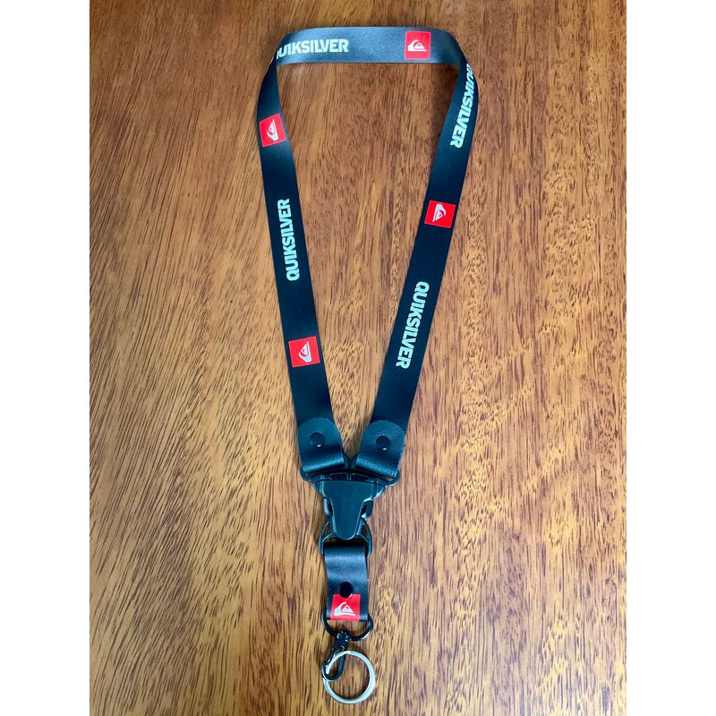 GENERICO - Llavero Quiksilver Lanyard Skate Pita Surf Colgador Llaves