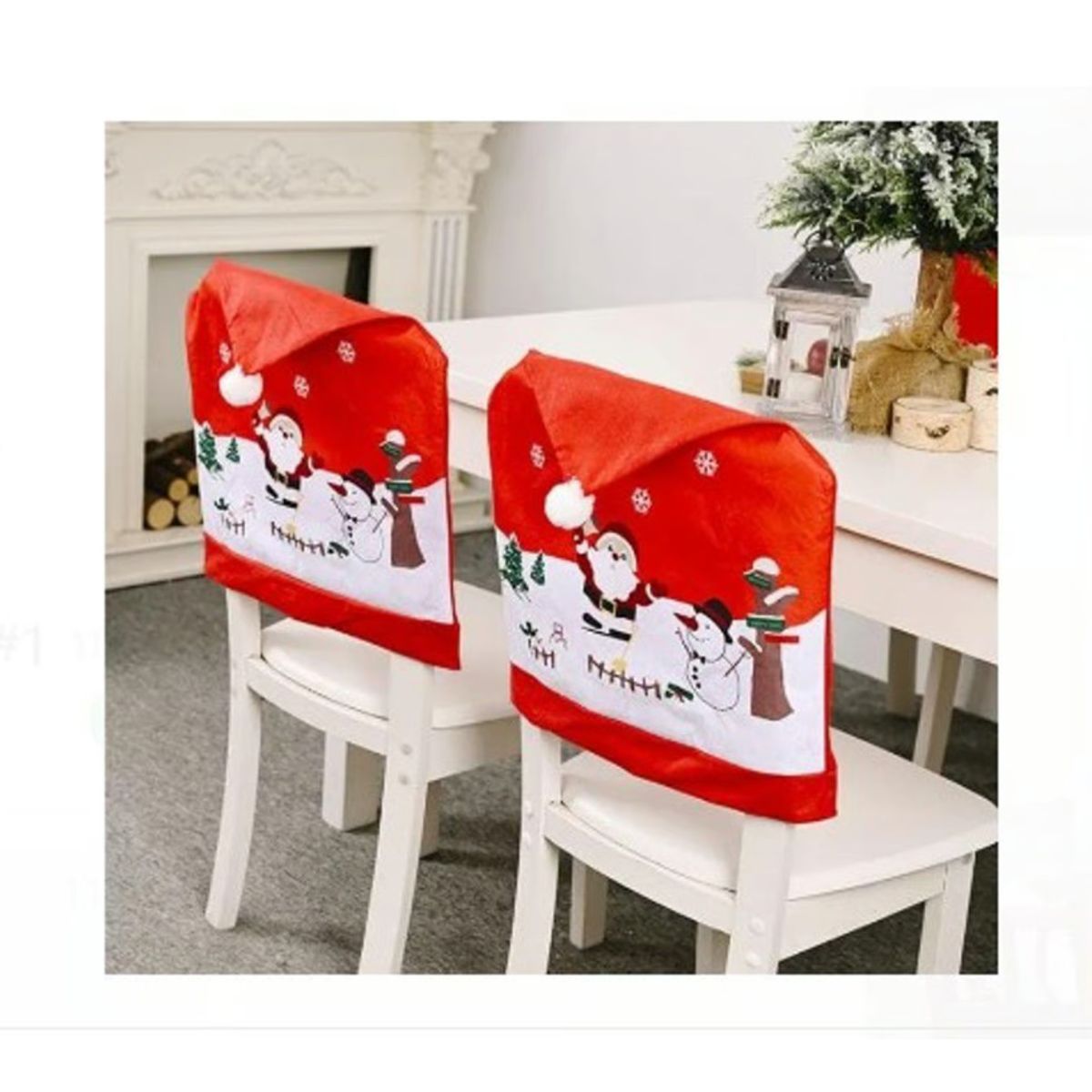 GENERICO - Fundas de Sillas Modelo Gorrito 6 UNI