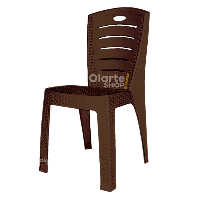 GENERICO - SILLA TONDERO RATAN COLOR CAFE BMPLAST