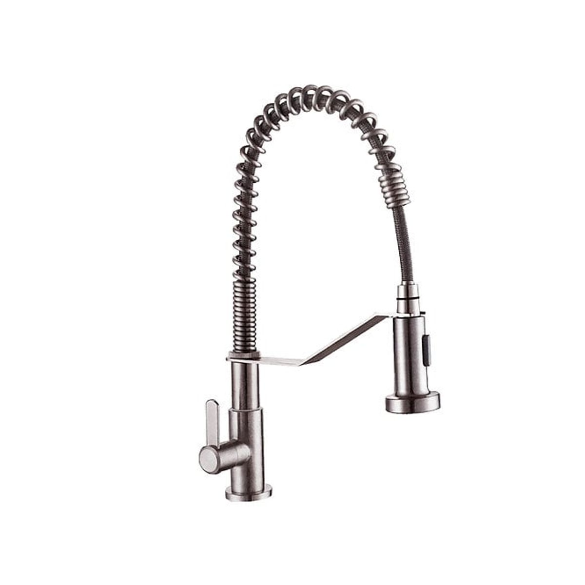 XM - LLAVE DE COCINA RESORTE SATINADO AL MUEBLE LC304-1075
